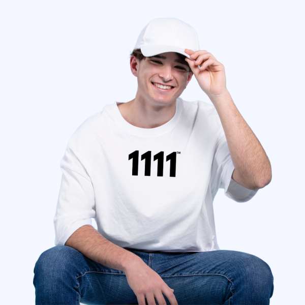 LightForce™ 1111 Tee ♡ Men's Angel Number 1111 Tee for Divine Creation + Manifestation