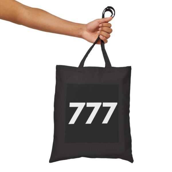 angel number 777 tote bag