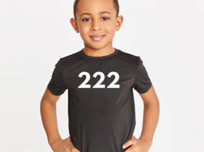 angel number 222 kids tee healing over everything