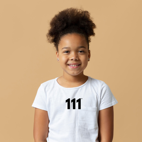 ShineSquad™ Angel Number 111 Tee ♡ : Kid’s Angel Number 111 Tee for Positivity + Abundance + New Beginnings - Image 2