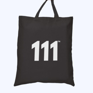 AngelTote™ 111 Tote Bag ♡ Angel Number 111 Tote Bag for Positivity + Abundance + New Beginnings