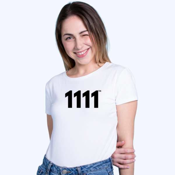 GlowUp™ 1111 Tee ♡ Women’s Angel Number 1111 Tee for Divine Creation + Opportunities + Road Opener
