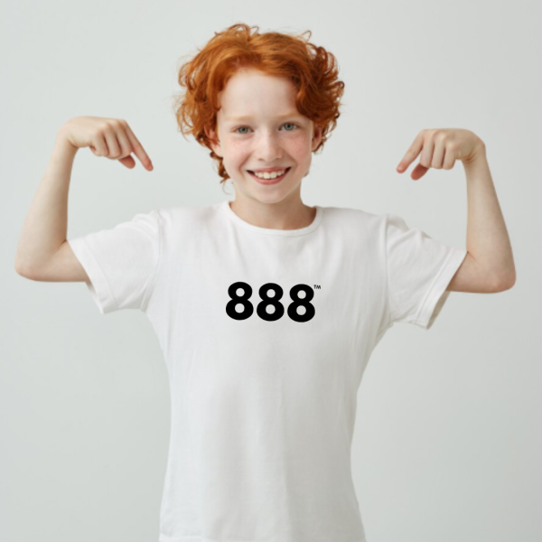 ShineSquad™ Angel Number 888 Tee ♡ : Kid’s Angel Number 888 Tee for Divine Creation Abundance + Prosperity + Wealth - Image 3
