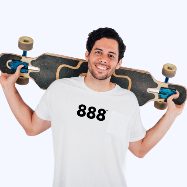 LightForce™ 888 Tee ♡ Men’s Angel Number 888 Tee for Abundance + Prosperity + Wealth