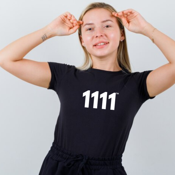 GlowUp™ 1111 Tee ♡ Women’s Angel Number 1111 Tee for Divine Creation + Opportunities + Road Opener - Image 9