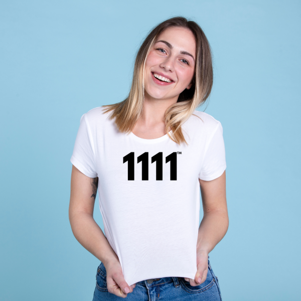 GlowUp™ 1111 Tee ♡ Women’s Angel Number 1111 Tee for Divine Creation + Opportunities + Road Opener - Image 2