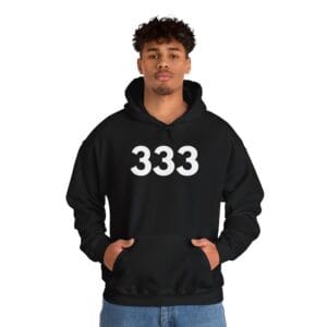 Hooded Angel Number 333 Sweatshirt + Ships Free ♡