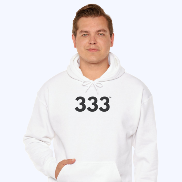 GlowRise™ 333 Hoodie ♡  Angel Number 333 Hoodie for Abundance + Prosperity + Wealth Growth + Connections + Alignment