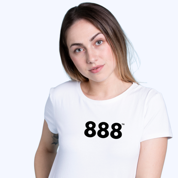 GlowUp™ 888 Tee ♡ Women’s Angel Number 888 Tee for for Abundance + Prosperity + Wealth