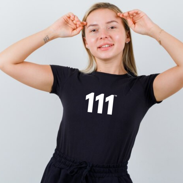 GlowUp™ 111 Tee ♡ Women’s Angel Number 111 Tee for Positivity + Abundance + New Beginnings - Image 3