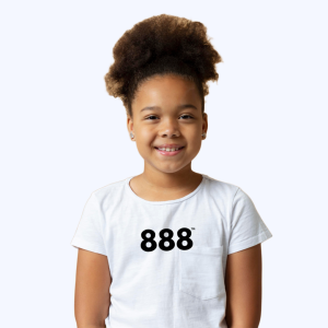 ShineSquad™ Angel Number 888 Tee ♡ : Kid’s Angel Number 888 Tee for Divine Creation Abundance + Prosperity + Wealth