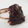Copper Rhodolite Garnet Ring ♡ : Healing Ring + Copper + Adjustable + Balance + Passion + Inspires Self-Confidence - Image 2