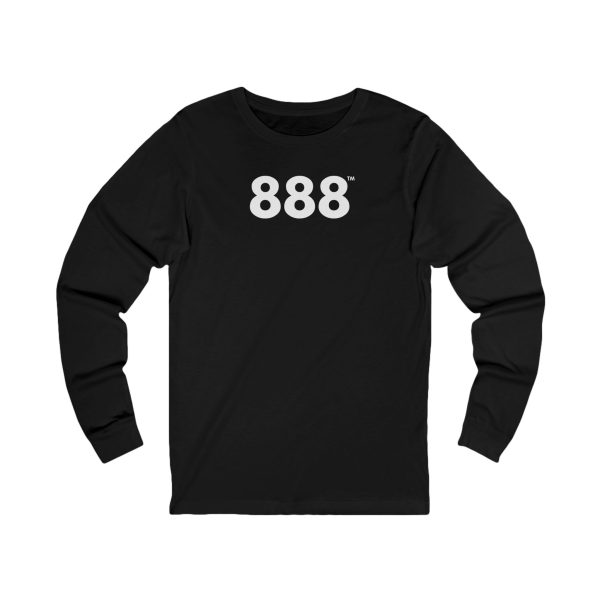 PowerGlow™ 888 Long Sleeve Tee ♡ Unisex Angel Number 888 Tee for Abundance + Prosperity + Wealth - Image 3