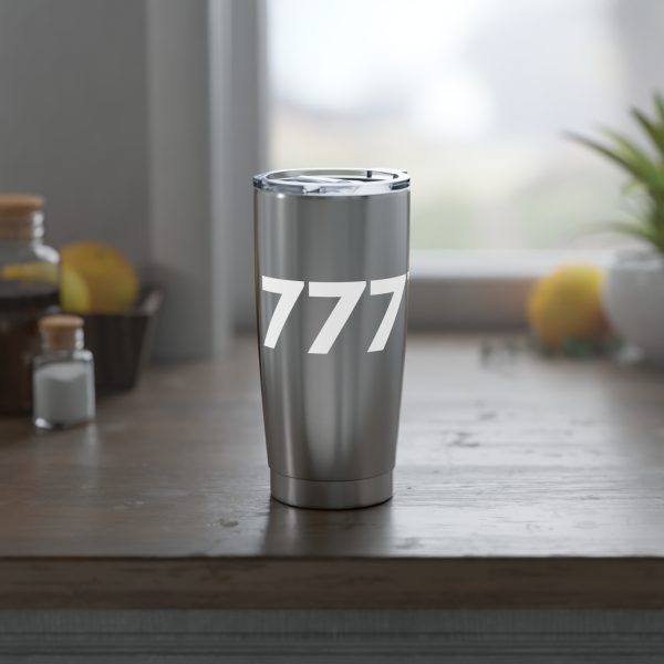 AngelSips™ Tumbler Angel Number 777 Eco-Friendly 20oz Stainless Steel Tumbler + Luck ♡ - Image 5