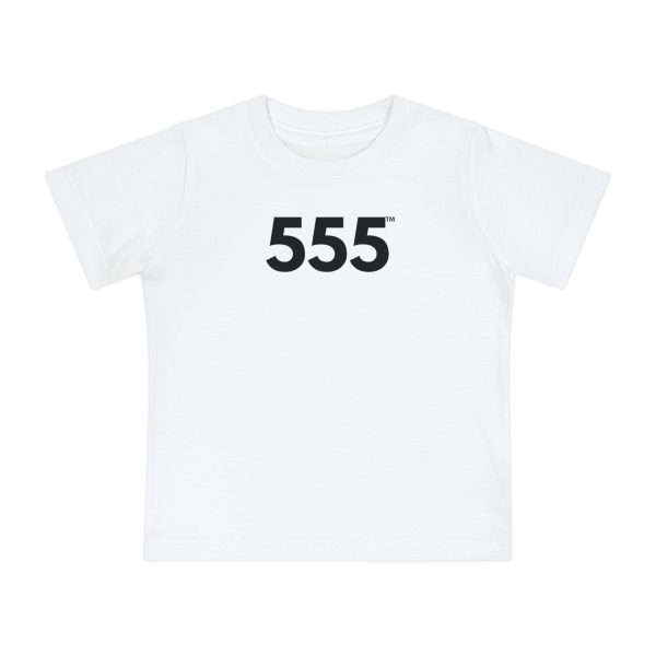TinyLight™ 555 Tee ♡ Baby Short Sleeve Angel Number 555 T-Shirt for Positive Change + Renewal + Transformation - Image 2