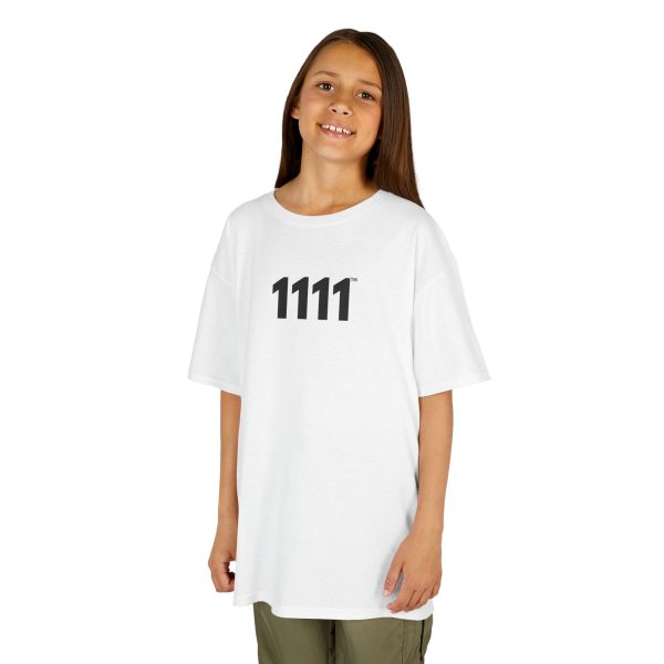 ShineSquad™ Angel Number 1111 Tee ♡ : Kid's Angel Number 1111 Tee for Divine Creation + Opportunities + Road Opener - Image 6
