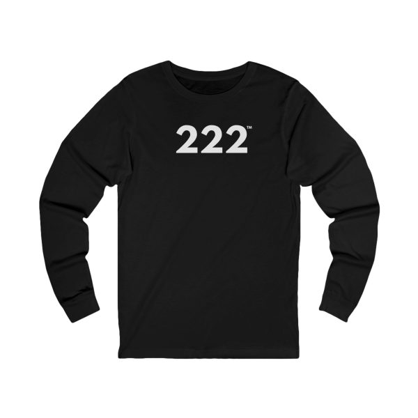PowerGlow™ 222 Long Sleeve Tee ♡ Unisex Angel Number 222 Tee for Balance + Trust + Alignment - Image 4