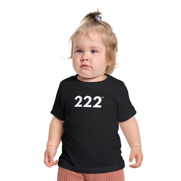 TinyLight™ 222 Tee ♡ Baby Short Sleeve Angel Number 222 T-Shirt for Balance + Trust + Alignment - Image 5