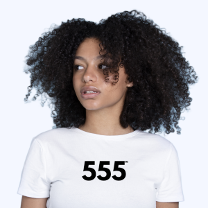 GlowUp™ 555 Tee ♡ Women’s Angel Number 555 Tee for Positive Change + Renewal + Transformation