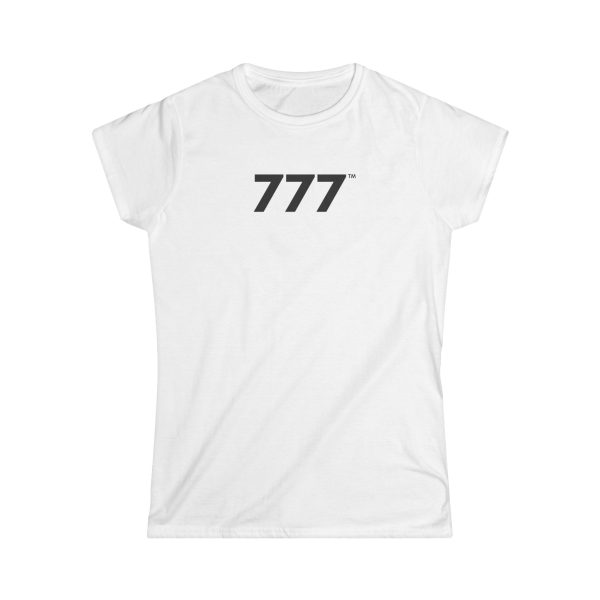 GlowTee™ 777 ♡ Women’s Angel Number 777 Tee for Divine Confirmation + Luck + Blessings - Image 2