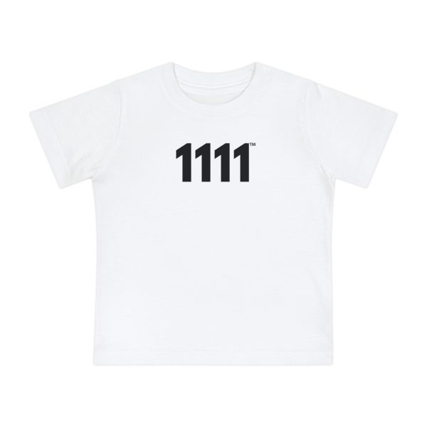 TinyLight™ 1111 Tee ♡ Baby Short Sleeve Angel Number 1111 T-Shirt for Divine Creation + Opportunities + Road Opener - Image 2