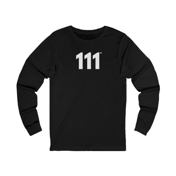 PowerGlow™ 111 Long Sleeve Tee ♡ Unisex Angel Number 111 Tee for Positivity + Abundance + New Beginnings - Image 3