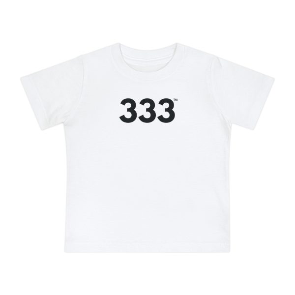 TinyLight™ 333 Tee ♡ Baby Short Sleeve Angel Number 333 T-Shirt for Growth + Connections + Alignment - Image 2