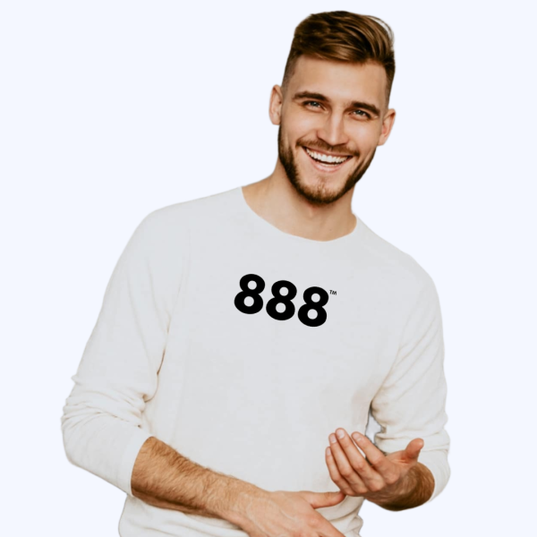 PowerGlow™ 888 Long Sleeve Tee ♡ Unisex Angel Number 888 Tee for Abundance + Prosperity + Wealth - Image 5