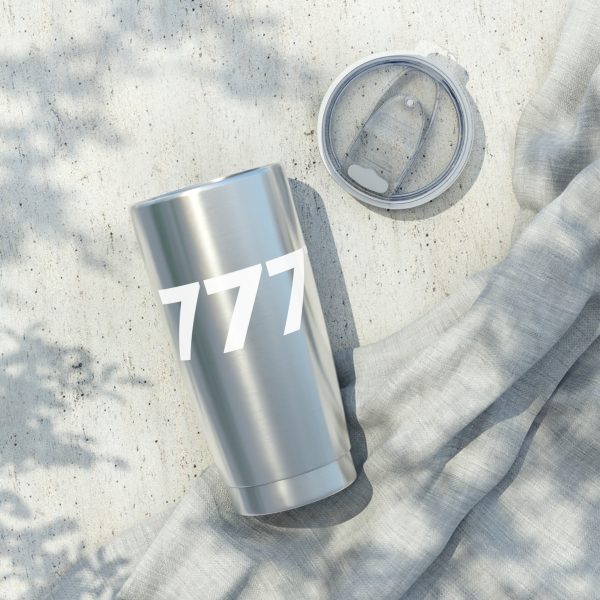 AngelSips™ Tumbler Angel Number 777 Eco-Friendly 20oz Stainless Steel Tumbler + Luck ♡ - Image 6